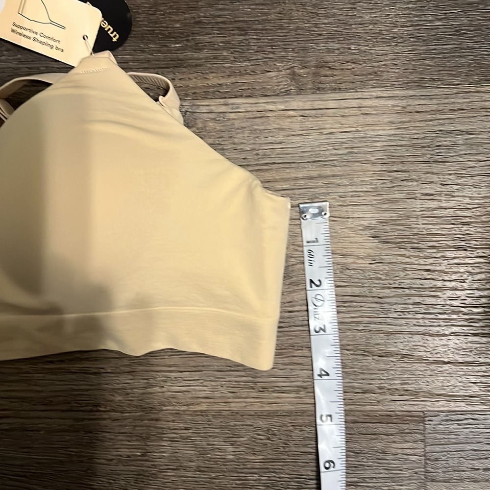 Truekind Supportive Comfort Wireless Padded Shaping Beige Bra NWT Small - Picture 9 of 12